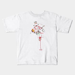 Out of space robot Kids T-Shirt